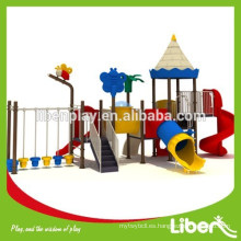 Niños de plástico al aire libre zonas de juego al aire libre para yardas (LE.NA.003)